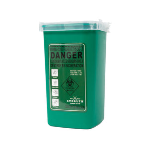 Stealth Green Sharps Container