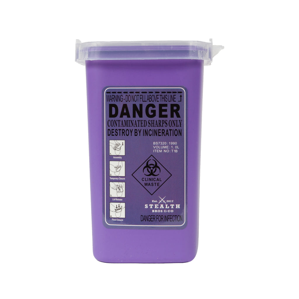 Stealth Purple Sharps Container